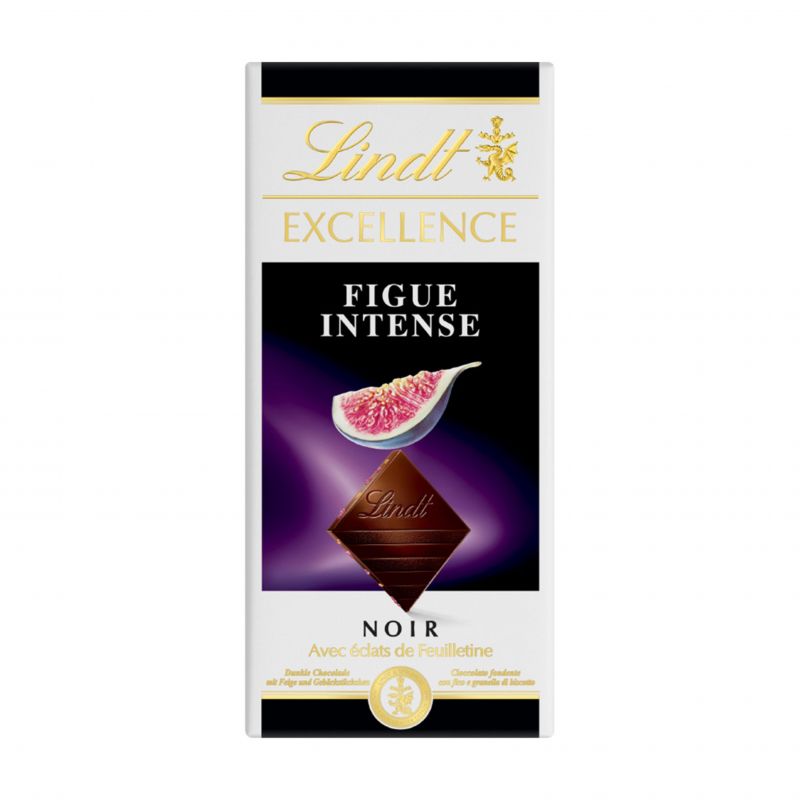 Chocolate bar Lindt with figs 100g