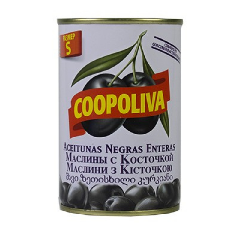 Black olives Coopoliva 300g