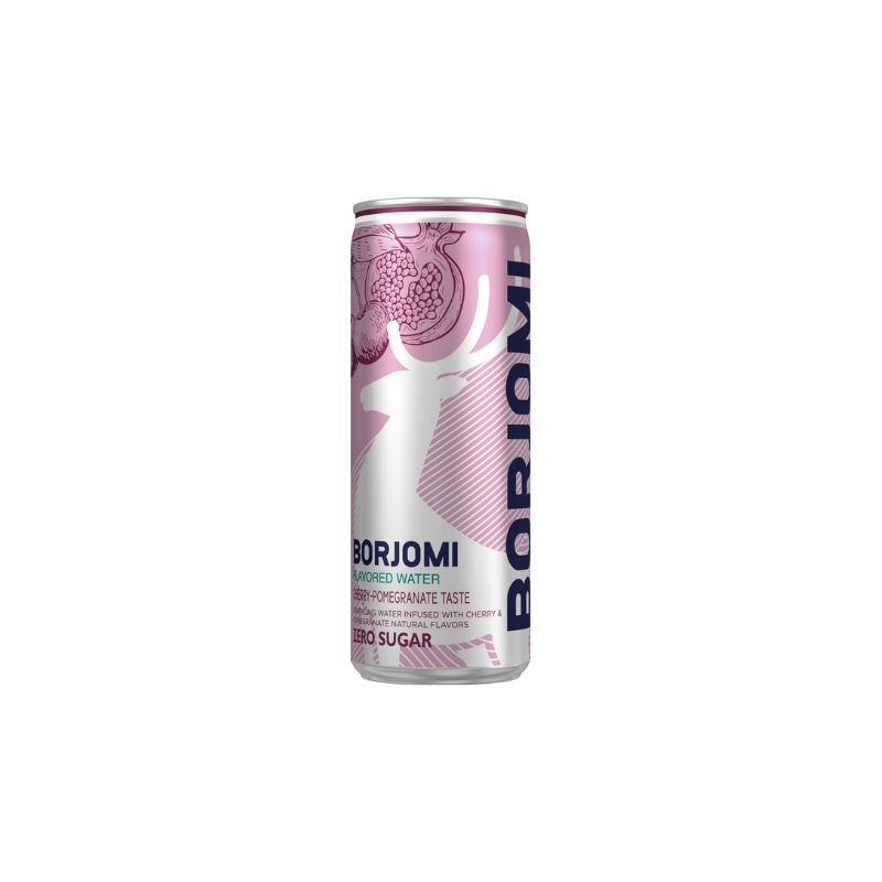 Soft drink Borjomi cherry and pomegranate carbonated 0.33l
