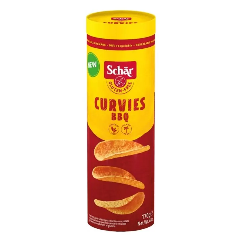 Gluten Free Potato Chips Barbecue Schar 170g