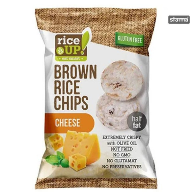 Rice Chips Rice Up Cheese 60g