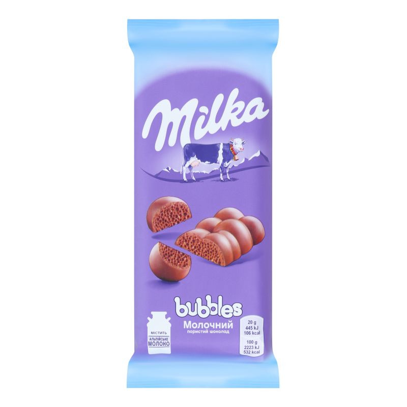 Chocolate bar Milka 90g