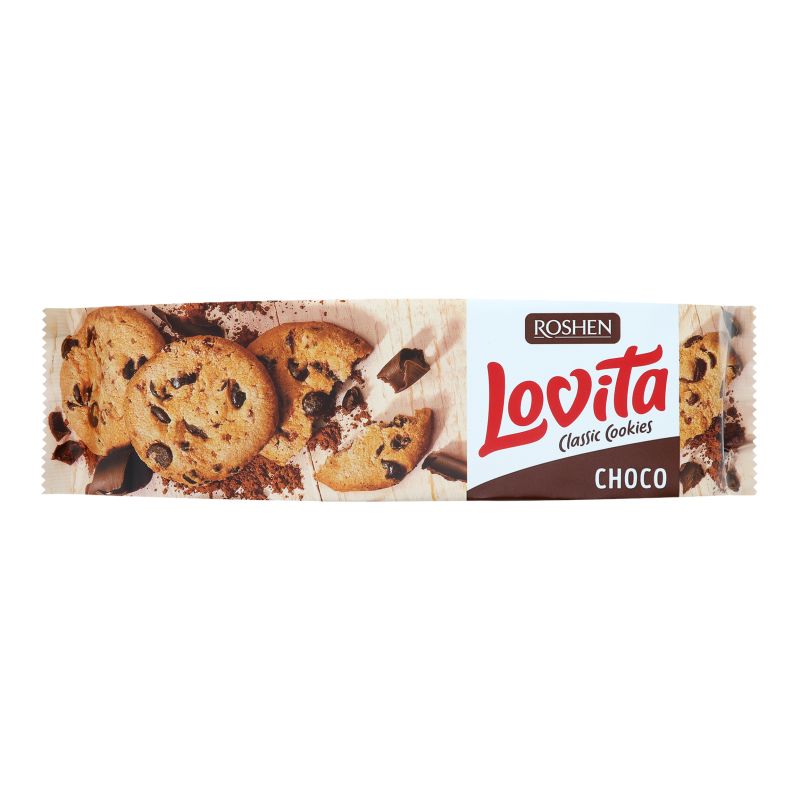 Chocolate cookies Lovita Roshen 150g
