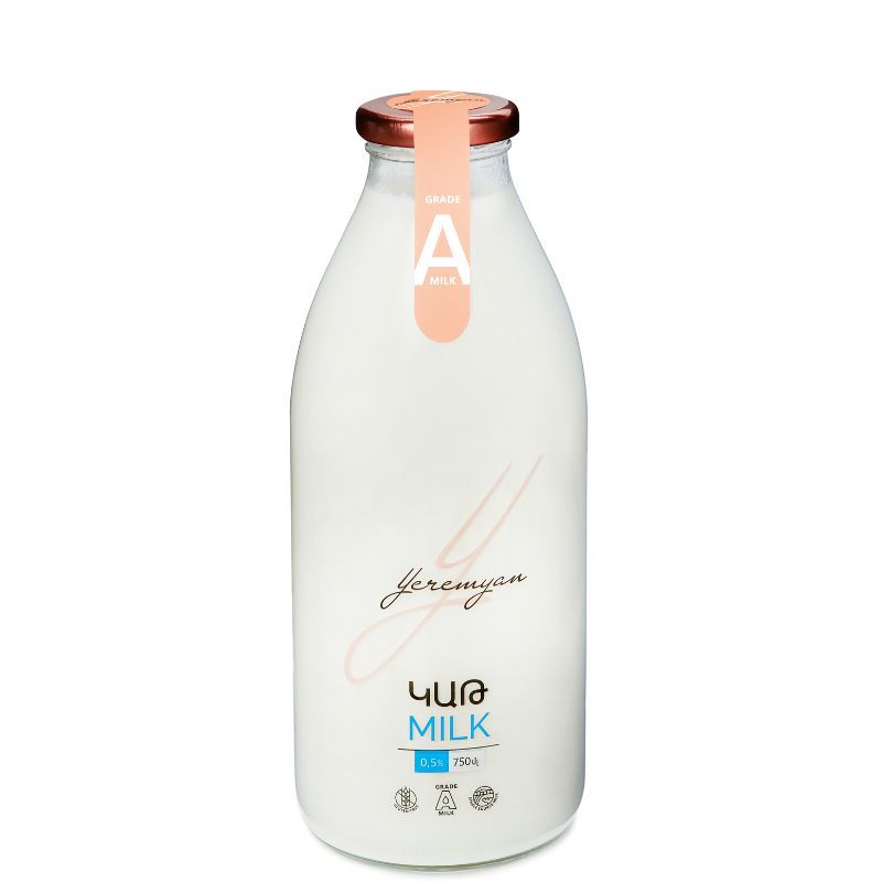 Молоко Yeremyan Products 0,5% 750мл