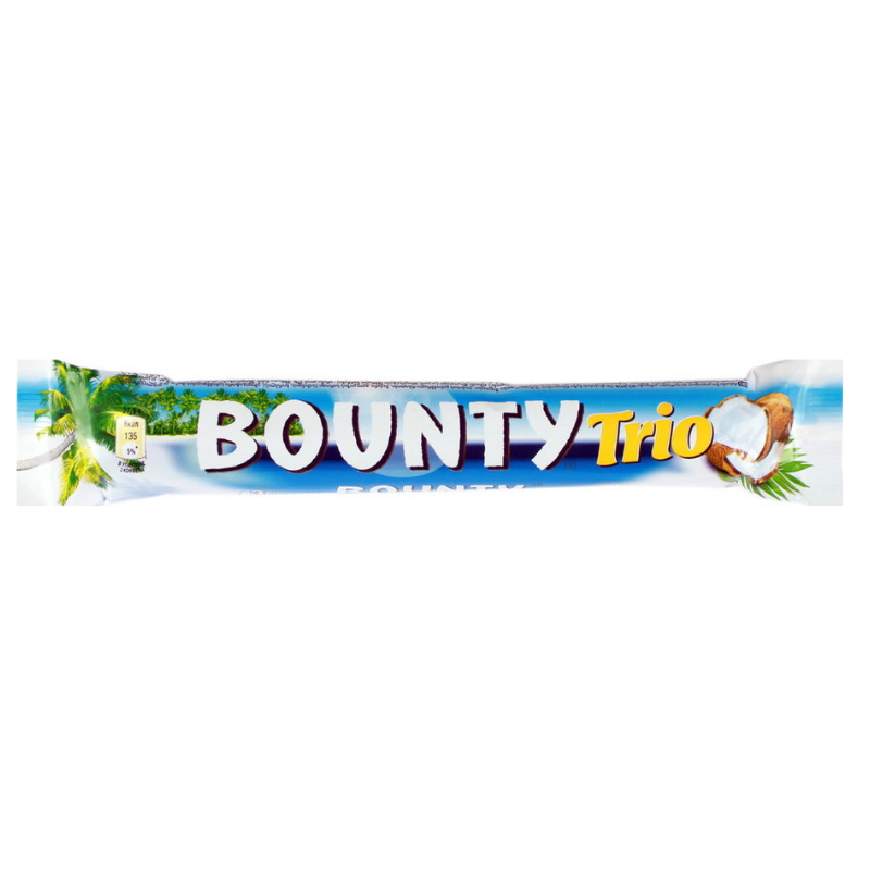Шоколадный батончик Bounty Trio 82.5г