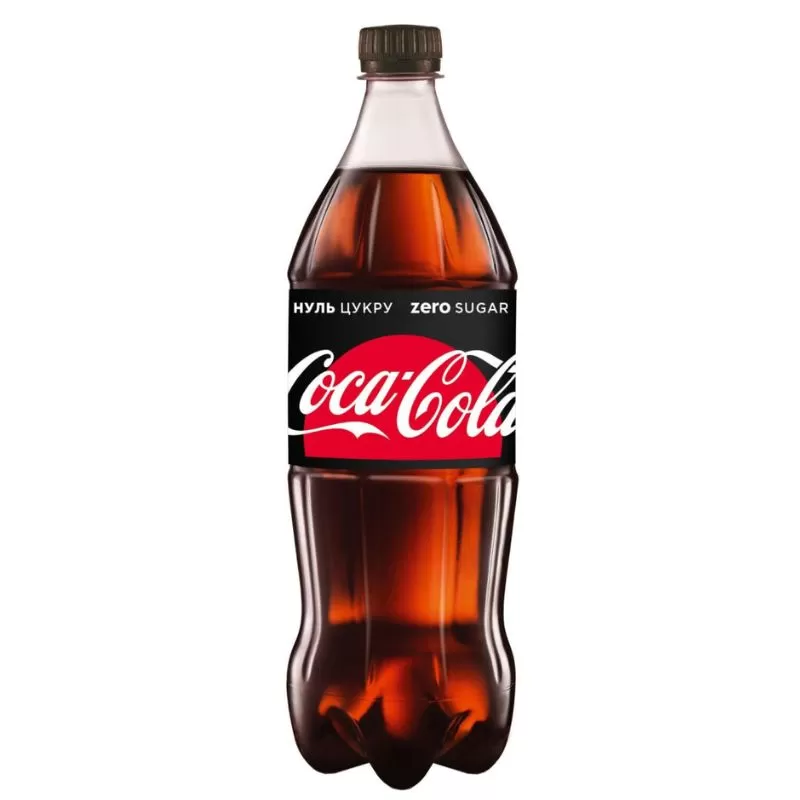 Carbonated drink Coca-Cola Zero 1l