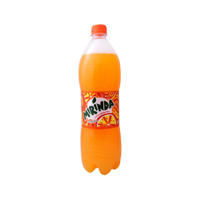 Газированный напиток Mirinda апельсин 1л