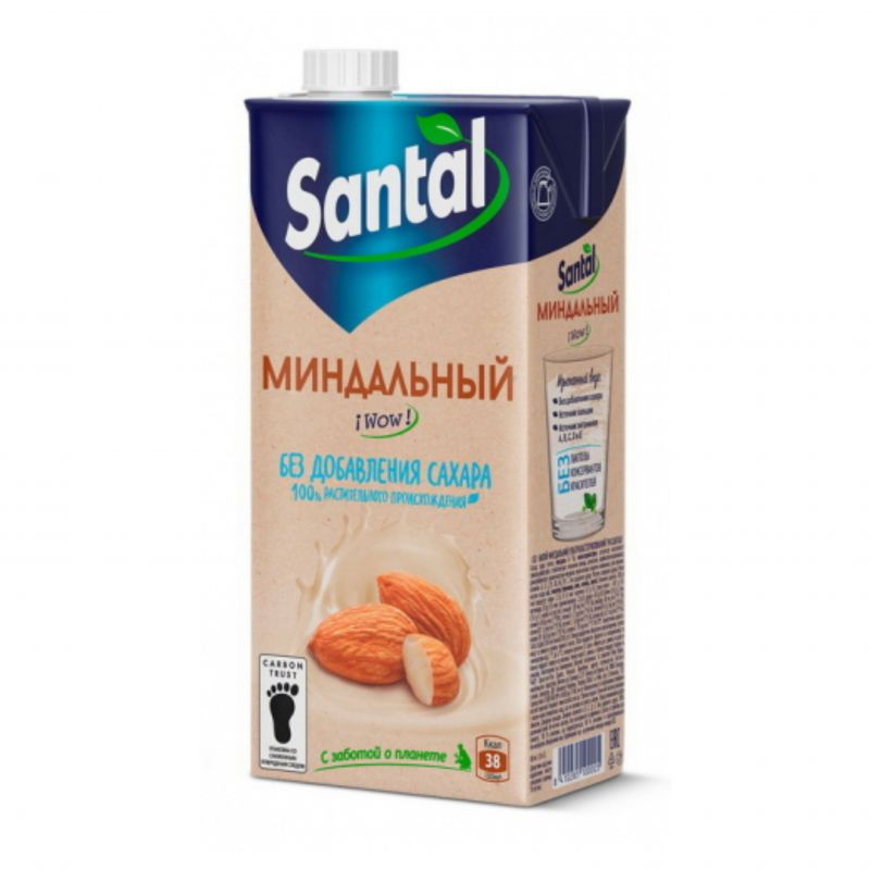 Almond milk without sugar Santal 1l