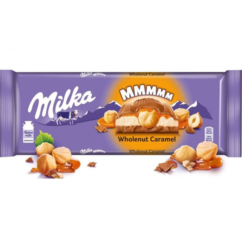 Chocolate bar Milka with hazelnuts 300g