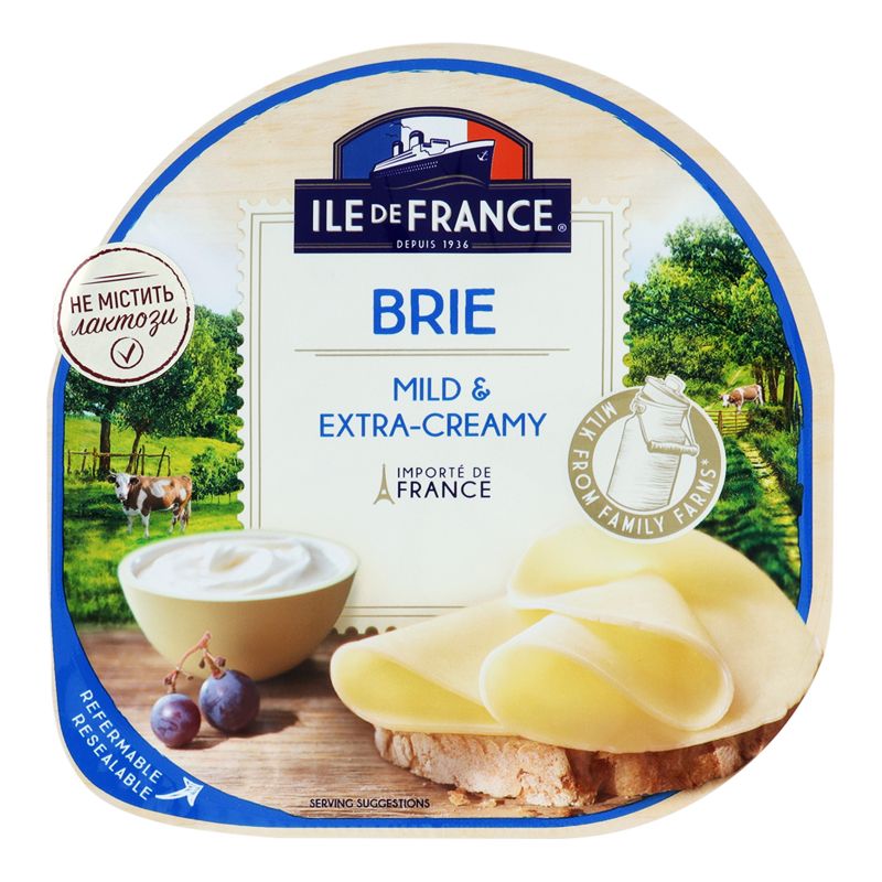 Cheese Brie sliced Ile de France 150g