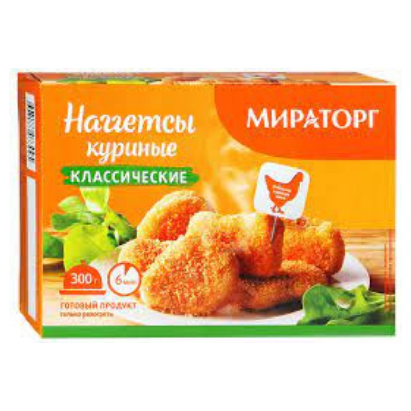 Наггетсы куриные мини классические Мираторг 250г