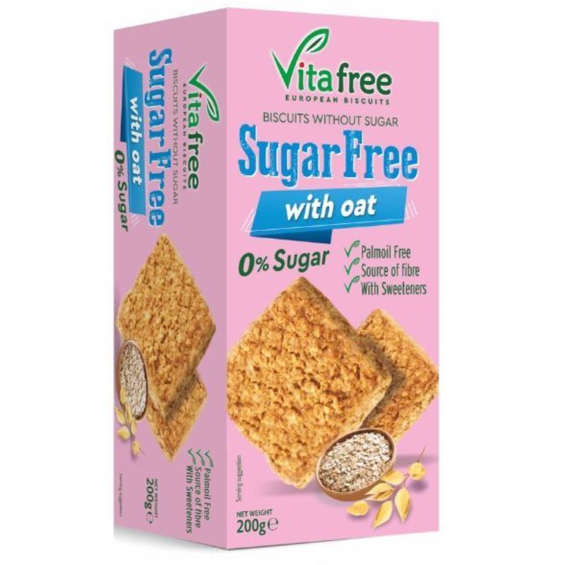 Печенье без сахара с овсянкой Vita Free 200г