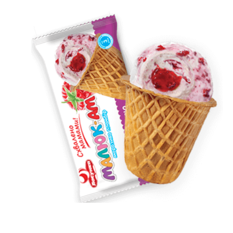 Malyuk-Am raspberry ice cream 90g