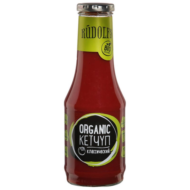 Organic tomato ketchup classic Rudolfs 530ml