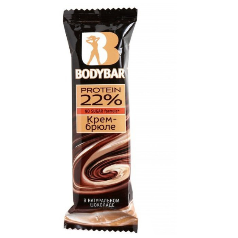 Протеиновый батончик с темным шоколадом Крем-брюле Body Bar 50г