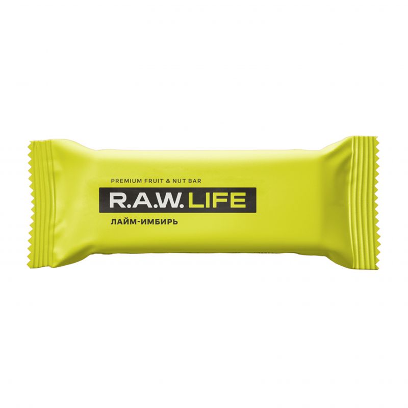 Lime Ginger Bar R.A.W. Life 47g