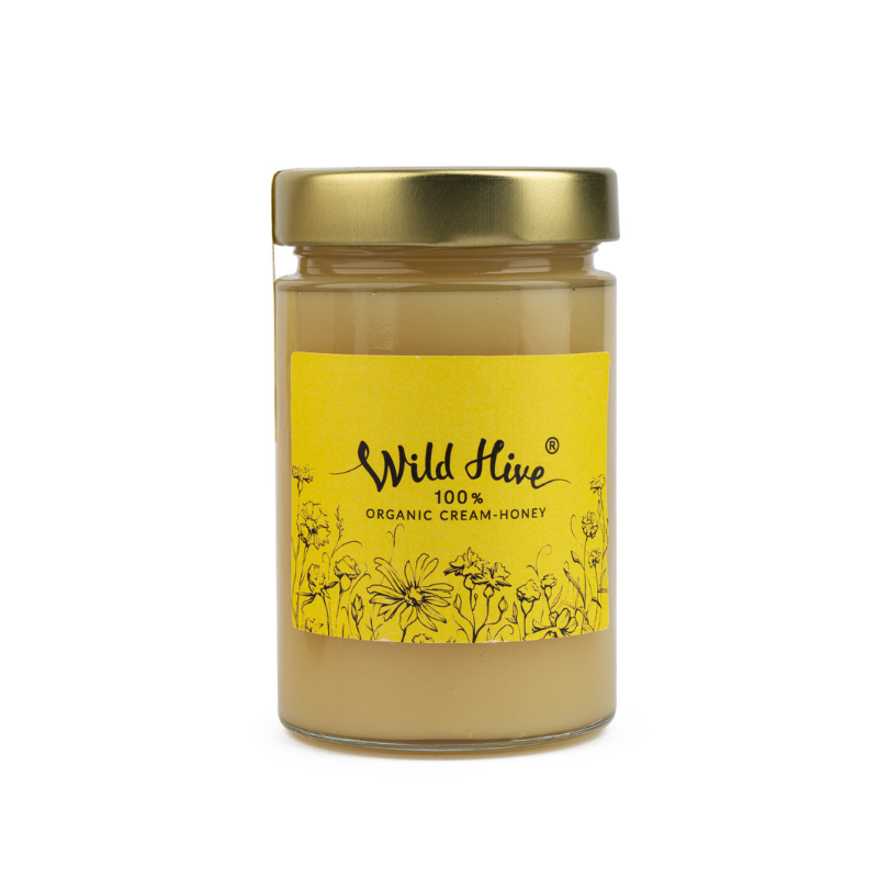 Cream honey organic Wild Hive 430g