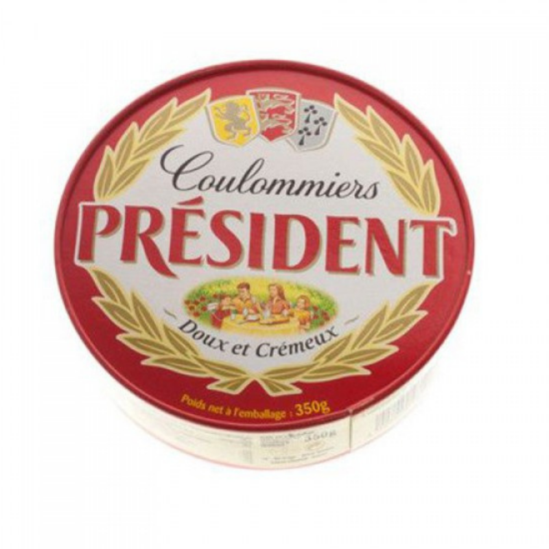 Processed cheese President round 140g