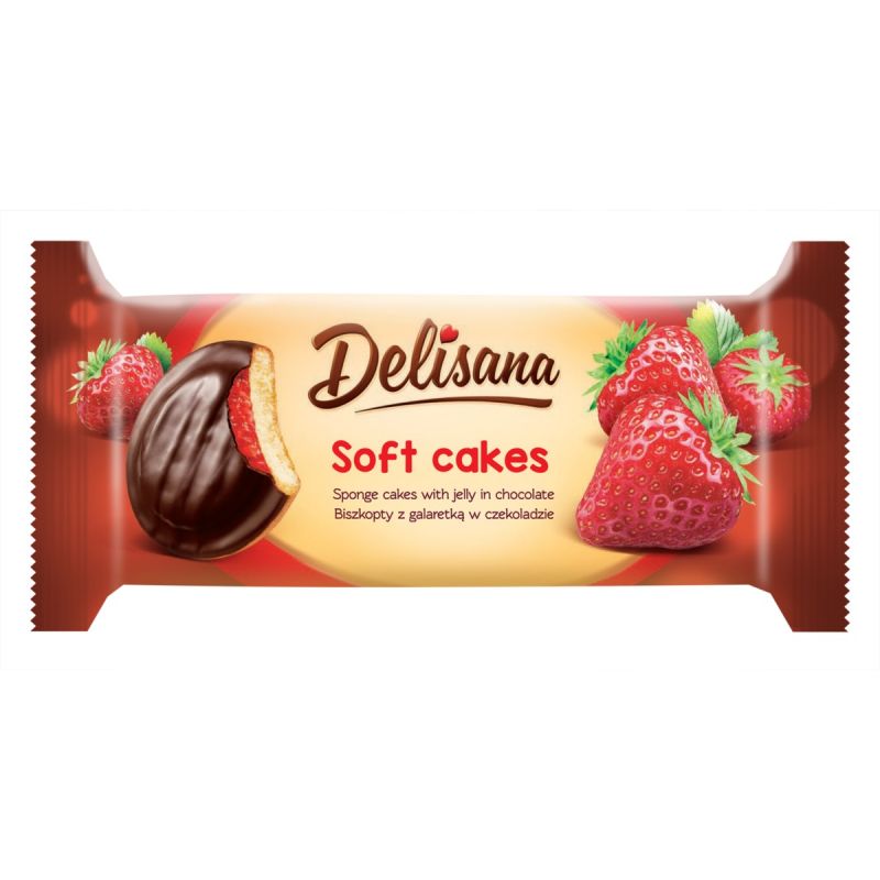 Strawberry biscuits Delisana 135g