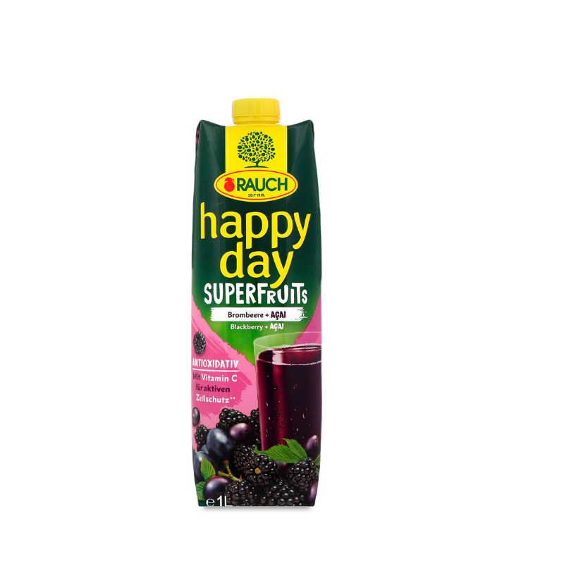 Juice Superfruits blackberry and acai Happy Day 1l