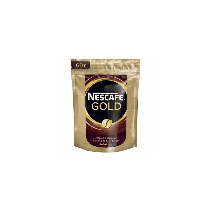 Кофе растворимый арабика Nescafe Gold 60г