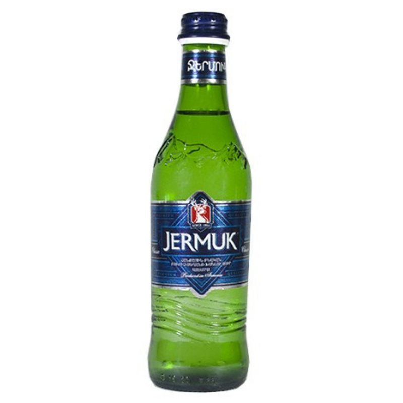 Вода газированная Джермук стеклянная бутылка 0.5л