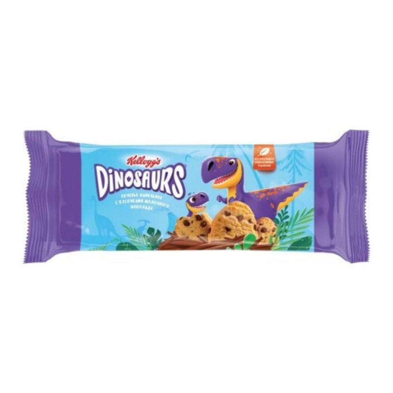 Թխվածքաբլիթ շոկոլադապատ դինոզավր Քելոքս 127գ