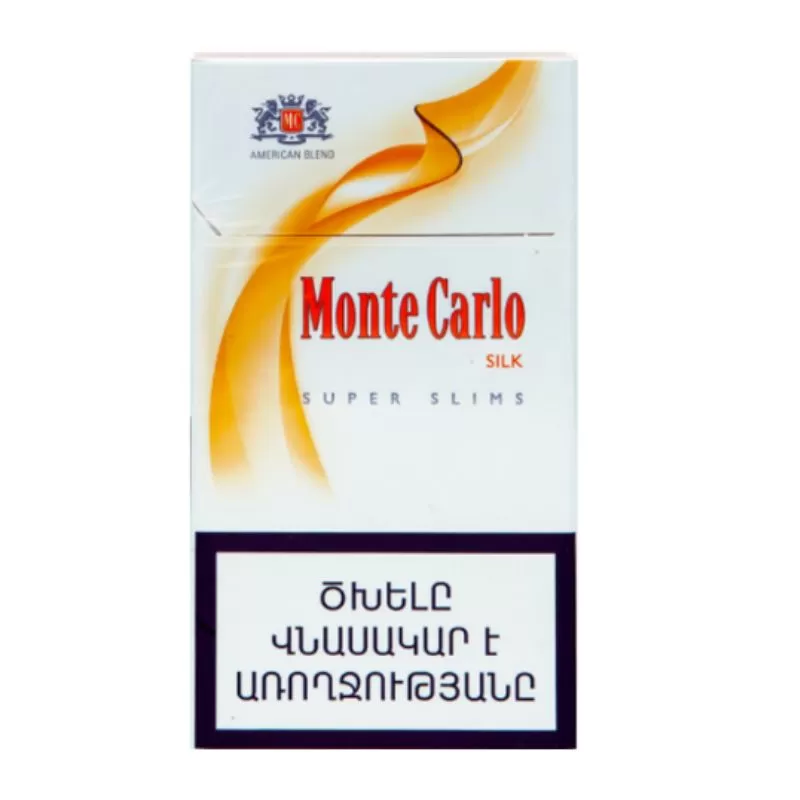 Cigarettes Monte Carlo Super Slims Silk