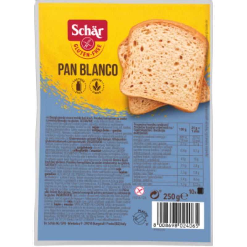 Хлеб без глютена Pan Blanco Schar 250г