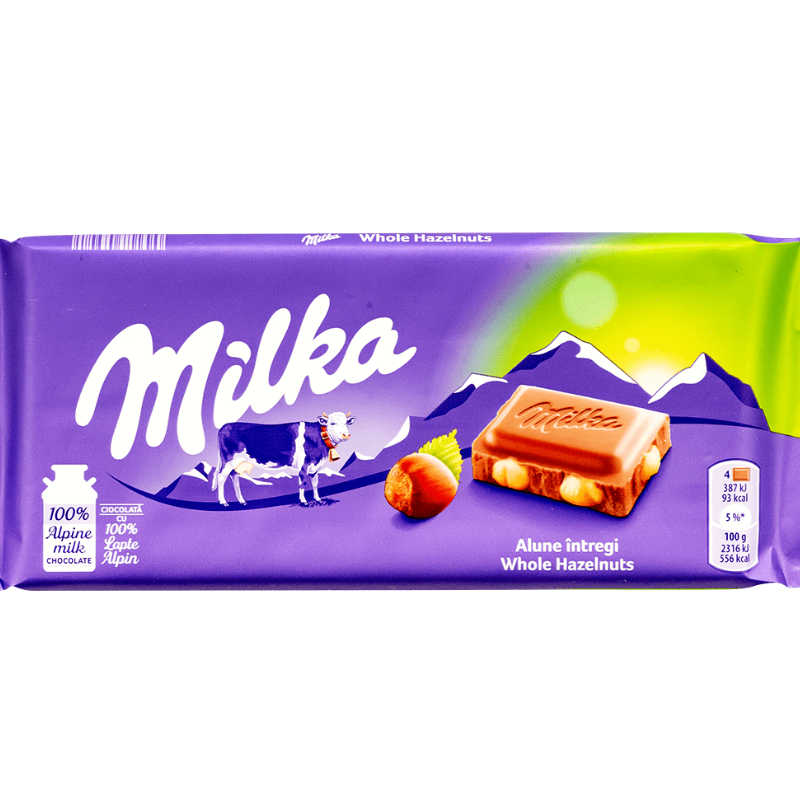 Chocolate bar Milka 100g