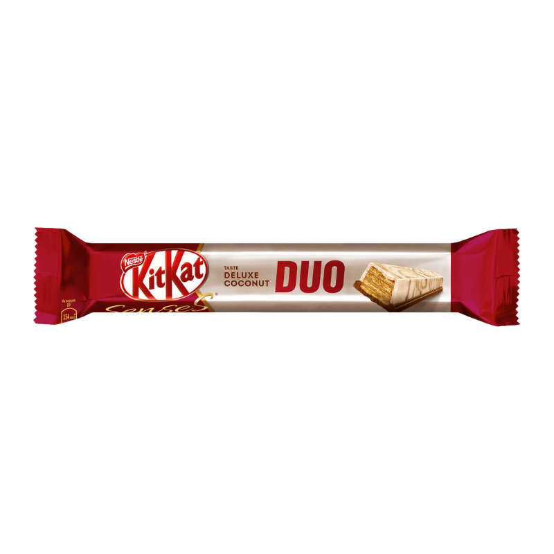 Молочный шоколад с хрустящей вафлей KitKat Senses Taste Deluxe Coconut 40г