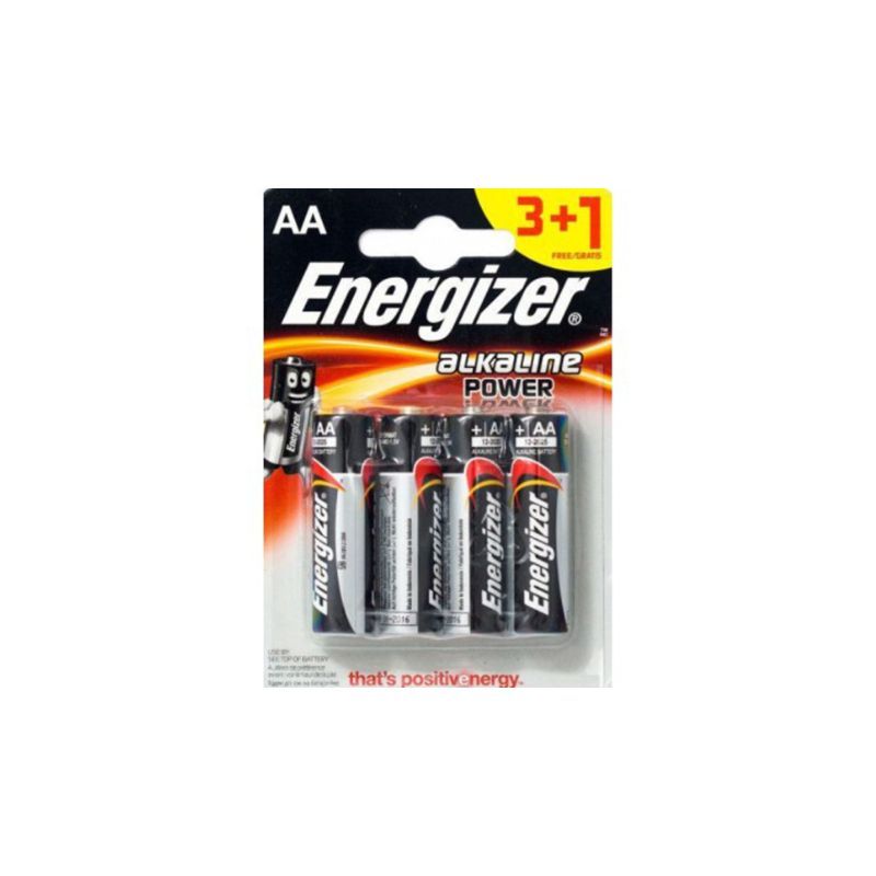 Batteries Energizer AA 3+1