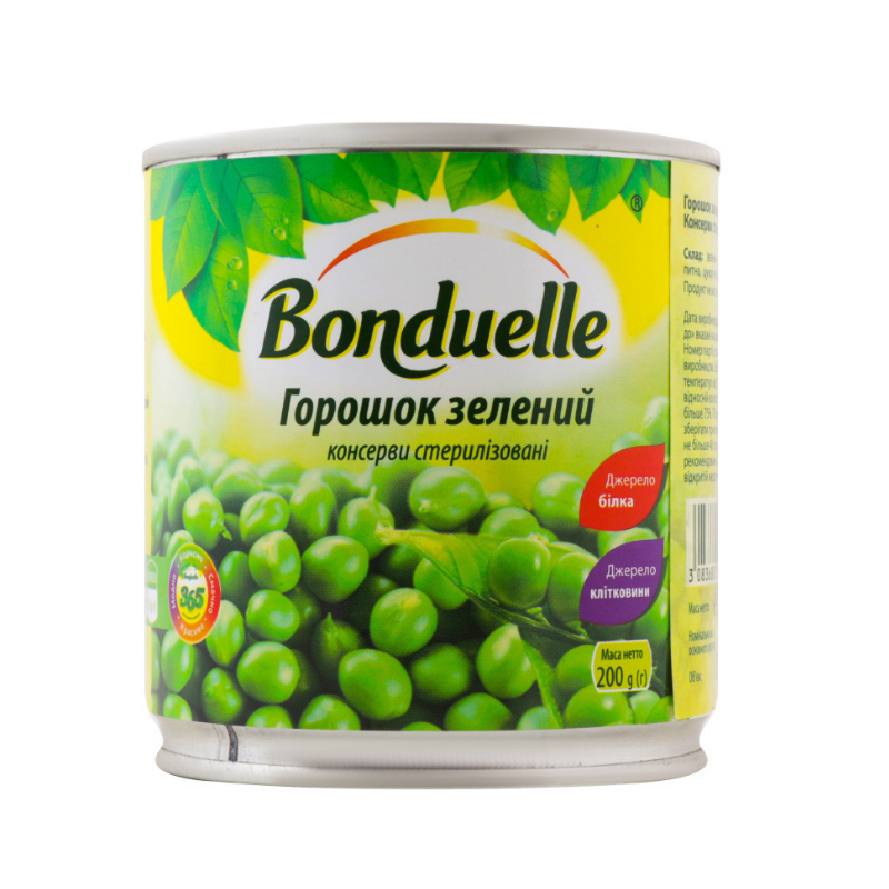 Зеленый горошек Bonduelle 200г