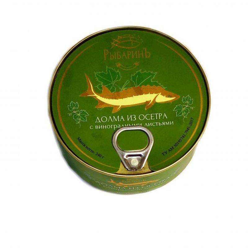 Dolma canned from sturgeon with vegetables Rybarin 240g