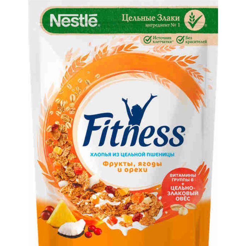 Muesli with fruits and nuts Nestle Fitness 180g