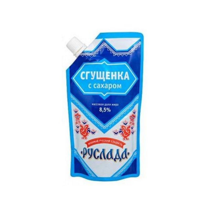 Խտացրած կաթ Ռուսլադա 8,5% ծյուպիկ 270գ