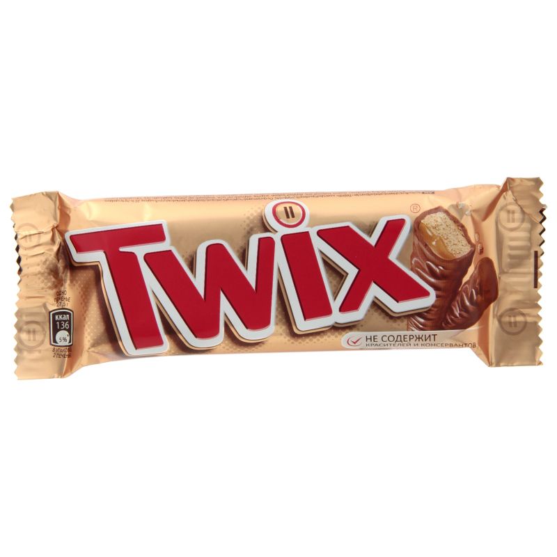 Шоколадный батончик Twix 55г