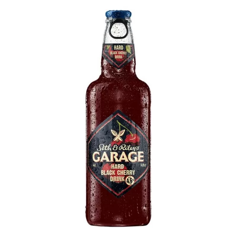 Напиток на пивной основе Garage черная вишня 0.4л