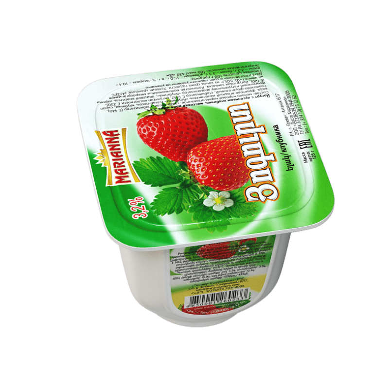Йогурт с ягодами 125г