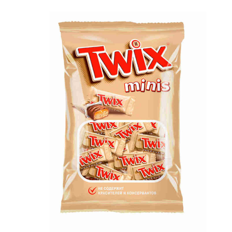 Chocolate Twix Minis 184g