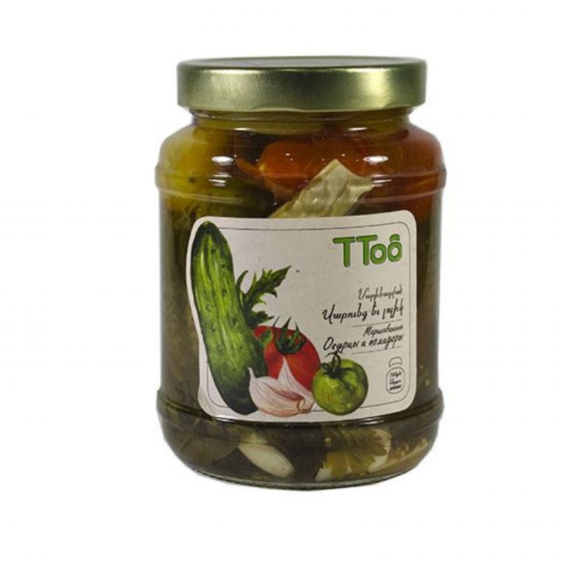 Pickled cucumbers TTOO 790g
