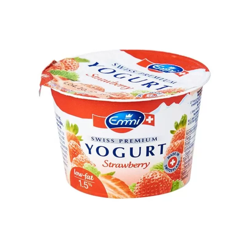 Йогурт Emmi клубника 1.5% 100г