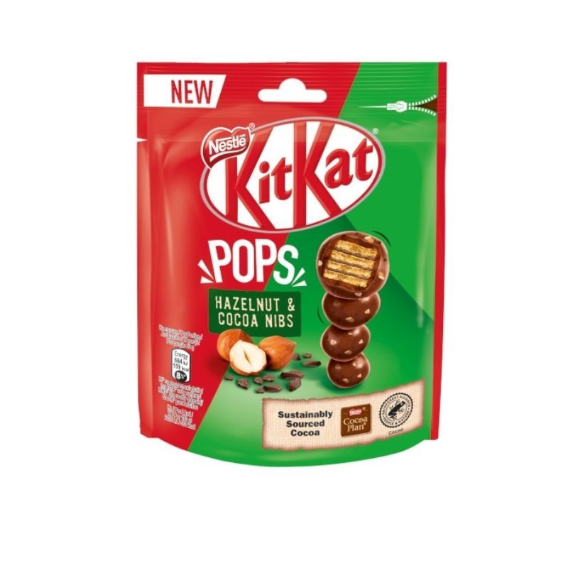 Шоколад молочный с лесным орехом KitKat Pops 110г