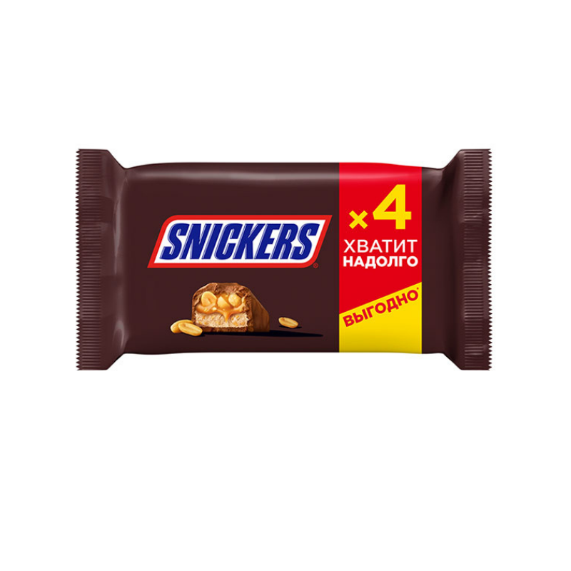 Шоколадный батончик Сникерс 160г