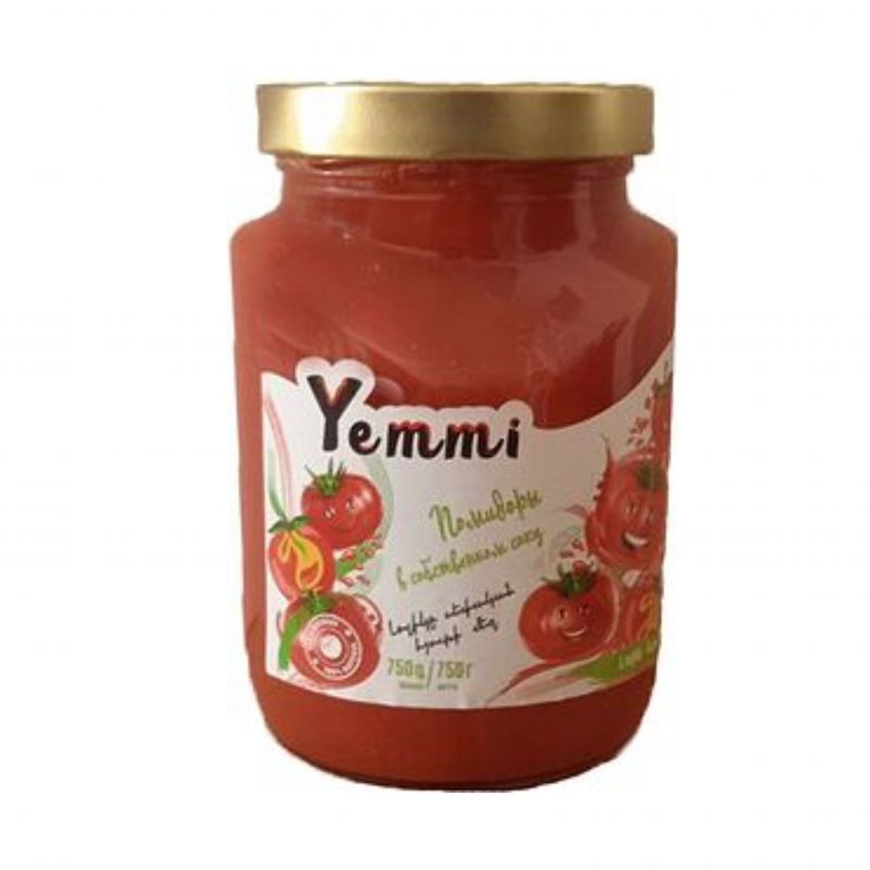 Tomatoes in own juice Yemmi 750g