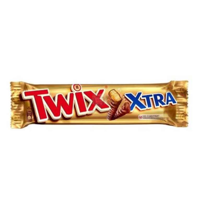 Шоколадный батончик Twix Xtra 82.5г
