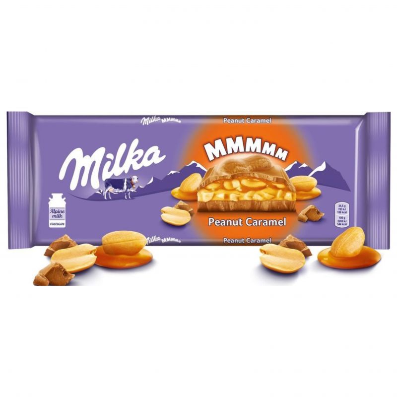Milk chocolate with peanuts and caramel Milka 276g