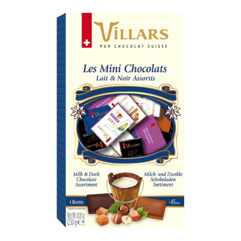 Chocolate bars Villars milky 250g
