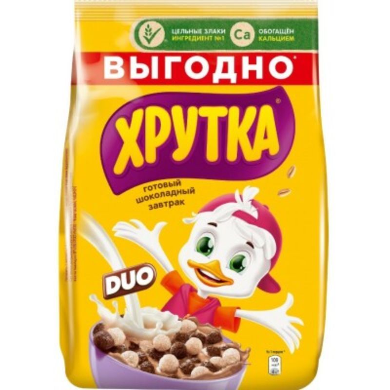 Готовый завтрак Хрутка Шоколад Dou Nestle 650г