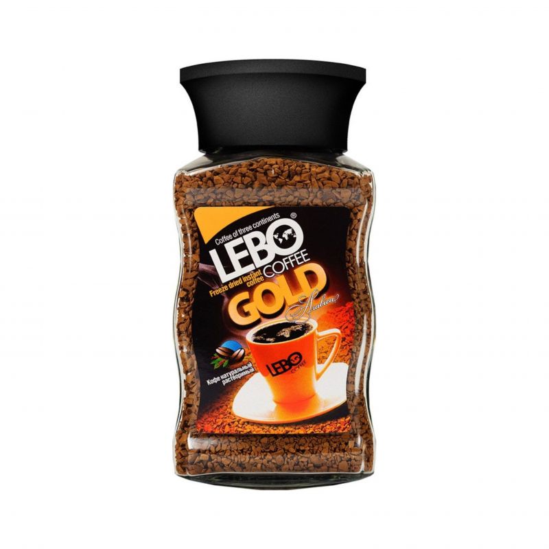 Լուծվող սուրճ Լեբո Գոլդ 100գ ապակի